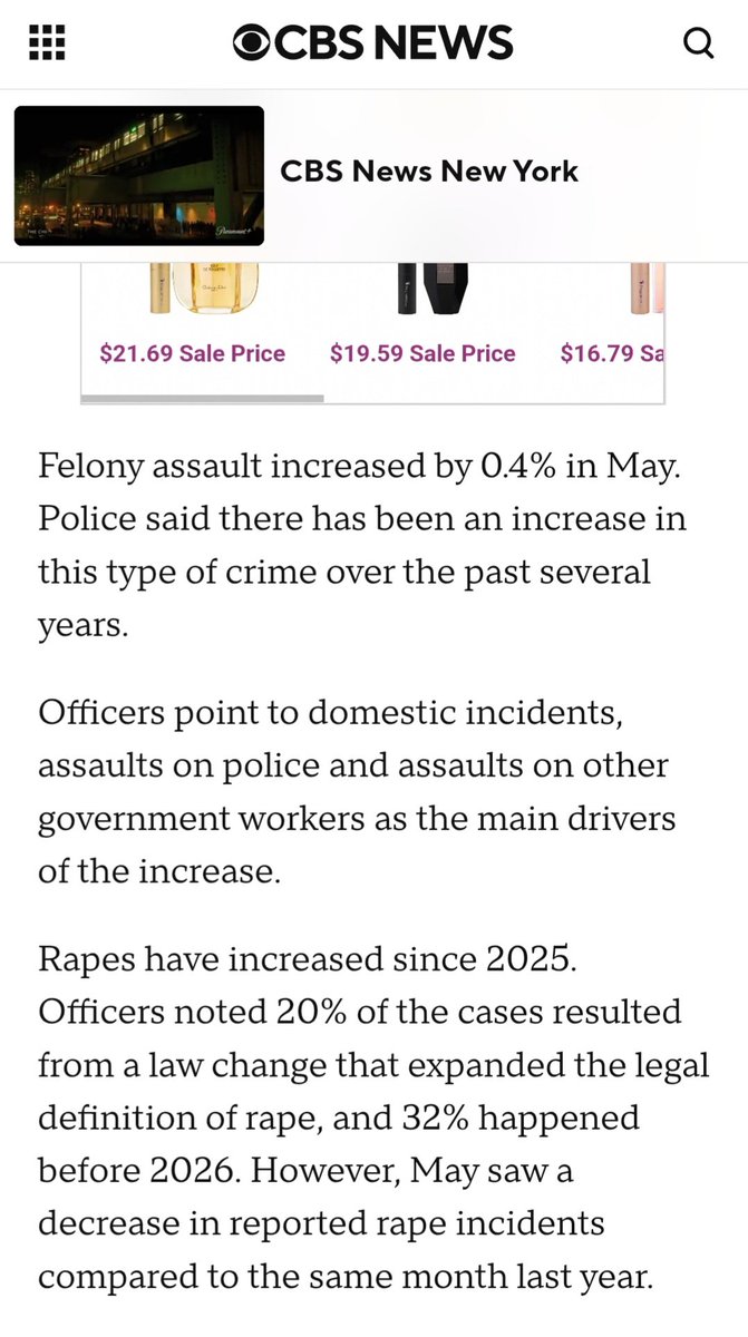 JuniperJade86's tweet photo. @Eastof_E @andrewkornuta @NYCCouncil @NYCKidsRISE Dude this is from your article lmao. So they've been slightly less successful at outright murdering people, but felonious assaults and rapes are up.  

Jesus Christ, y'all are actually too stupid to function. https://t.co/wFEeAFP1tt