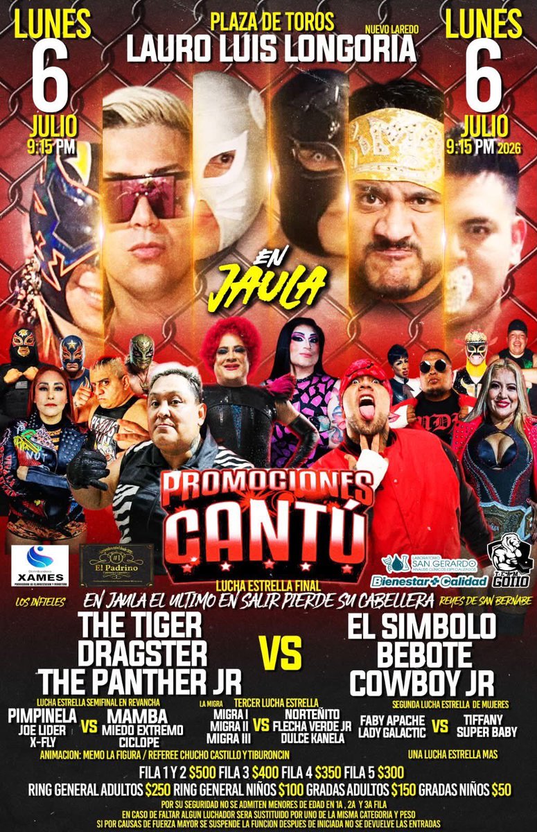 marinesswat's tweet photo. #LuchaLibre #LuchaLibreMexicana próximos eventos. https://t.co/BySzusOIJE