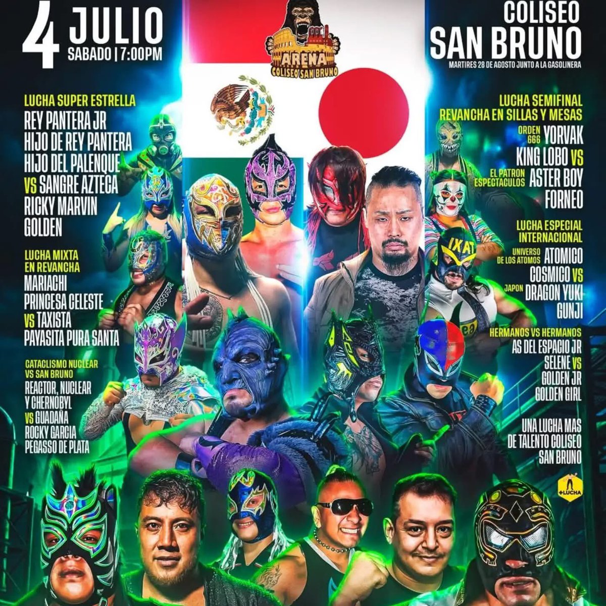 marinesswat's tweet photo. #LuchaLibre #LuchaLibreMexicana próximos eventos. https://t.co/BySzusOIJE