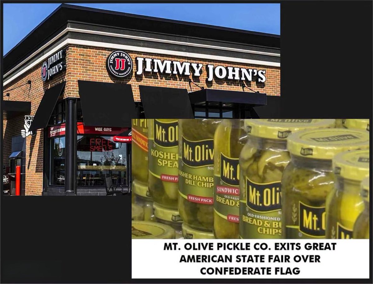 mcafeenew's tweet photo. 🚨MT. OLIVE PICKLES THE WOKE CUNTS JUST GOT ABSOLUTELY DESTROYED BY JIMMY JOHN’S — THEY PULLED OUT OF THE FREEDOM 250 FAIR OVER CONFEDERATE FLAGS AND NOW THEIR MULTI-MILLION DOLLAR CONTRACT IS GONE FOREVER!

🔗 https://t.co/4eHPt3QcXf

Go woke, go fucking broke.

Mt. Olive Pickles thought they could virtue-signal and appease the left by ditching the Freedom 250 Fair because of Confederate flags.

Big mistake.

Jimmy John’s CEO James Johnson just nuked their deal and said it loud and clear: “We can’t stand with a company that opposes freedom of expression. Their products will no longer be used in our kitchens.”

That’s it. Done. Over.

These pickle-selling clowns tried to cancel American history and free speech… and now they’re getting canceled themselves by one of the biggest sandwich chains in the country.

Go woke, go broke. Every single time.

Jimmy John’s just proved that standing up for freedom of expression still matters — and companies that sell out to the woke mob are going to keep paying the price.

Mt. Olive can cry into their jars of pickles all they want. Nobody’s buying their shit anymore.

Share this everywhere and watch every woke company learn the same lesson!

Follow @mcafeenew for more drops.
