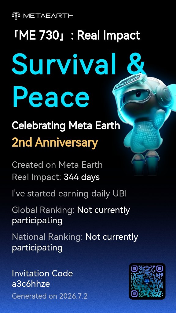 omair77's tweet photo. 「ME 730」: Real Impact I’ve started earning daily unconditional basic Income and helping more people do the same. Create your impact with us and win up to $20,000 in rewards! Join here:... Read more:
https://t.co/8YBpC1KDOf https://t.co/hzqIIZKWpm