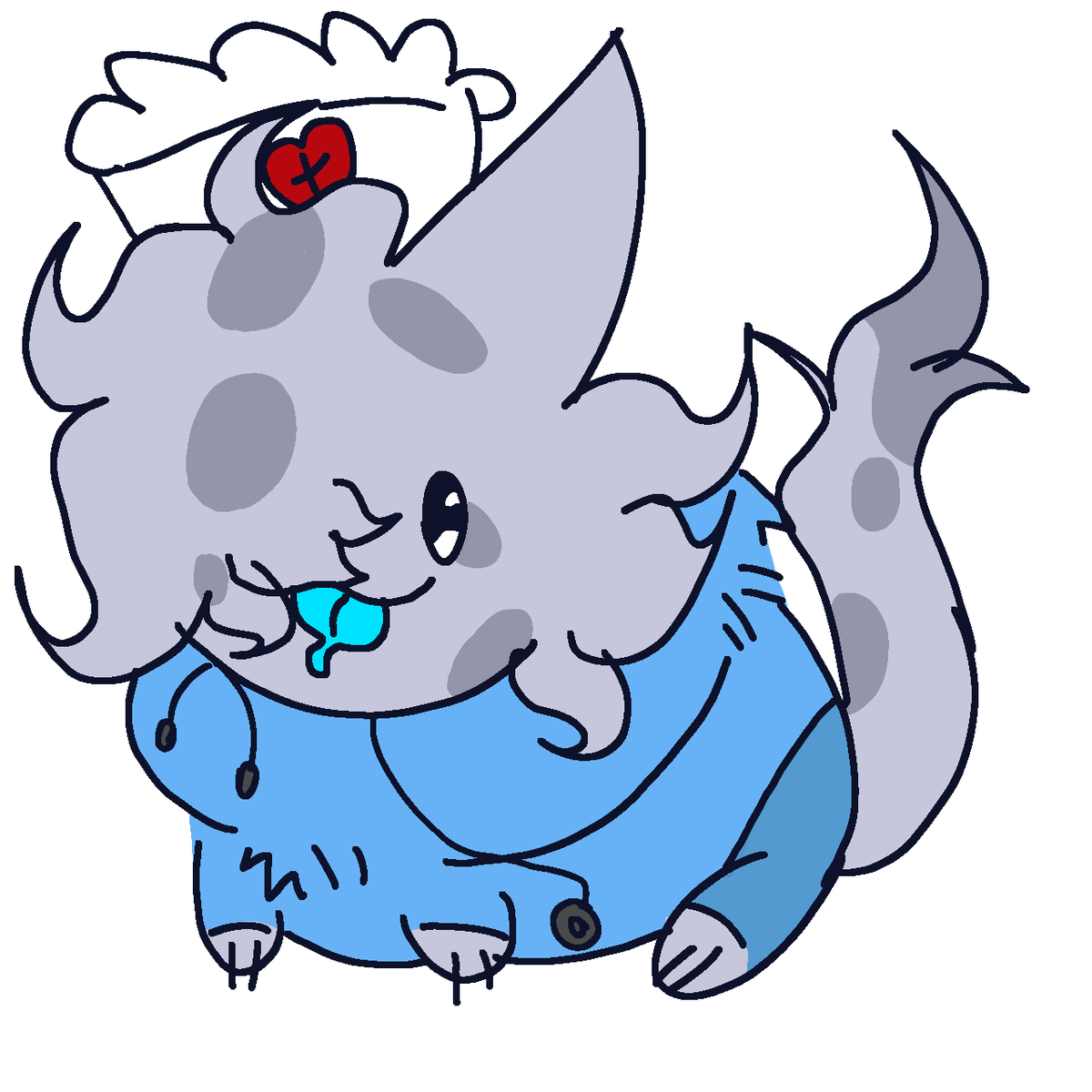 Kez_Silly's tweet photo. I was trying to draw something cute. Yes, I know, I'm terrible at it #animalhospital #animalhospitalroblox https://t.co/StcJyIFvuE