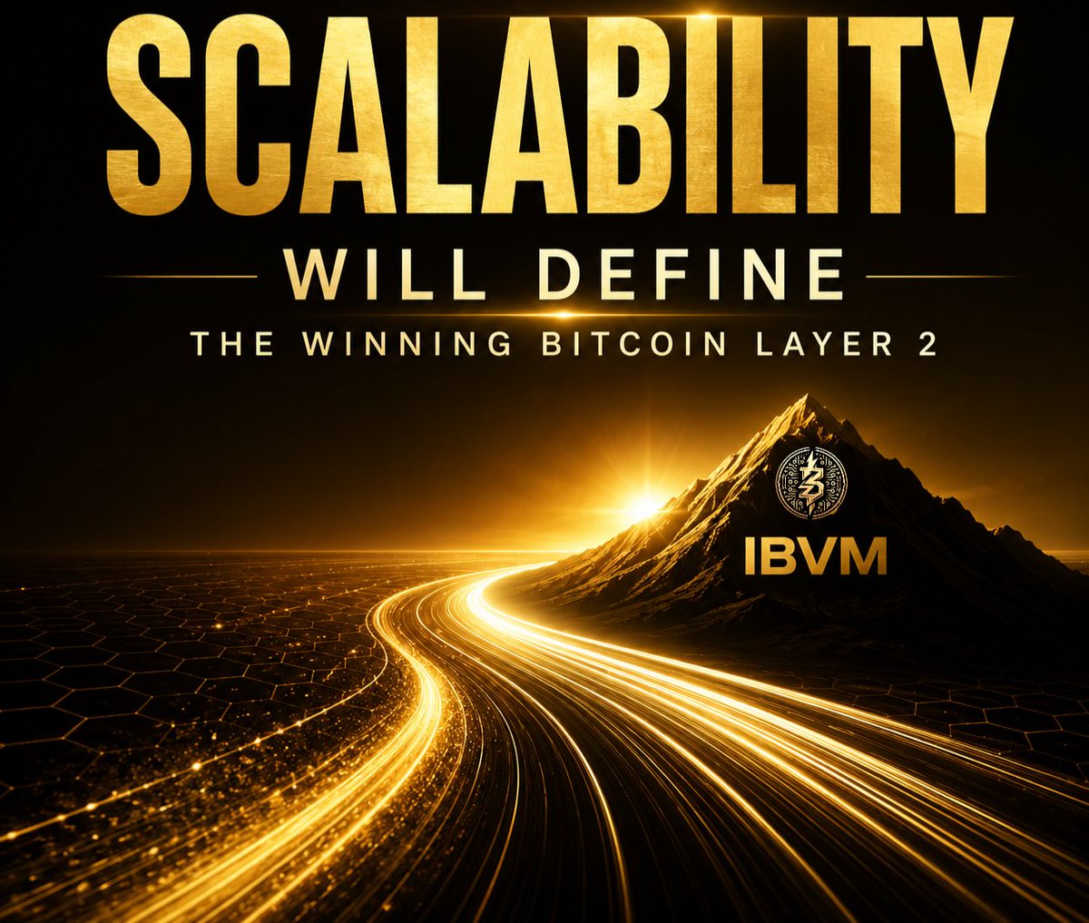 SajadiJohn's tweet photo. Everyone is asking the wrong question about Bitcoin Layer 2s.

It's not:

❌ Which one has the most features?

It's:

✅ Which one can scale for global adoption?

The next generation of Bitcoin won't be built by adding more features.

It will be built by enabling millions of transactions, applications, AI agents, businesses, and over 10,000+ smart contracts to operate efficiently while remaining anchored to Bitcoin.

That's IBVM's vision.

To build one of the most highly scalable Bitcoin Layer 2s—giving developers the infrastructure to deploy and manage 10,000+ smart contracts at internet scale without compromising Bitcoin's security.

The winners won't simply be the fastest.

They'll be the Layer 2s that can scale reliably, attract developers, support massive smart contract ecosystems, and power real-world adoption.

We're building for that future.

What do you think will be the single biggest factor that determines the winning Bitcoin Layer 2 over the next five years?

#Bitcoin #BitcoinL2 #IBVM #Blockchain #Scalability #BTC #BSC #SOL #ETH #Web3‌‌ @IBVMCHAIN