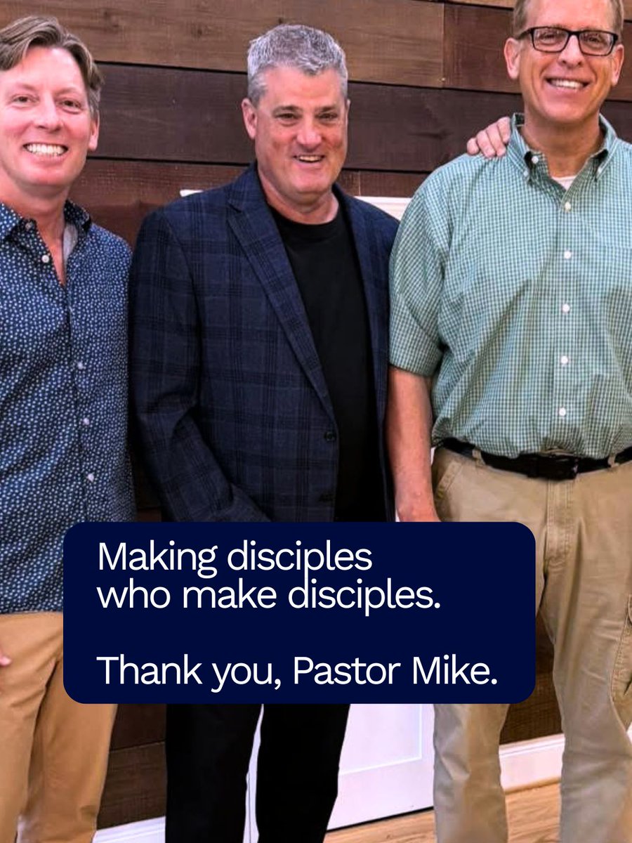 LibertyCNetwork's tweet photo. We’re grateful for Pastor Mike and his commitment to serving, planting churches, and making disciples.
Thank you for faithfully investing in people and pointing them to Jesus.
Share this post and encourage them today.
#LibertyChurchNetwork #MakingDisciples #PastorHighlight https://t.co/ZWEICahOIe