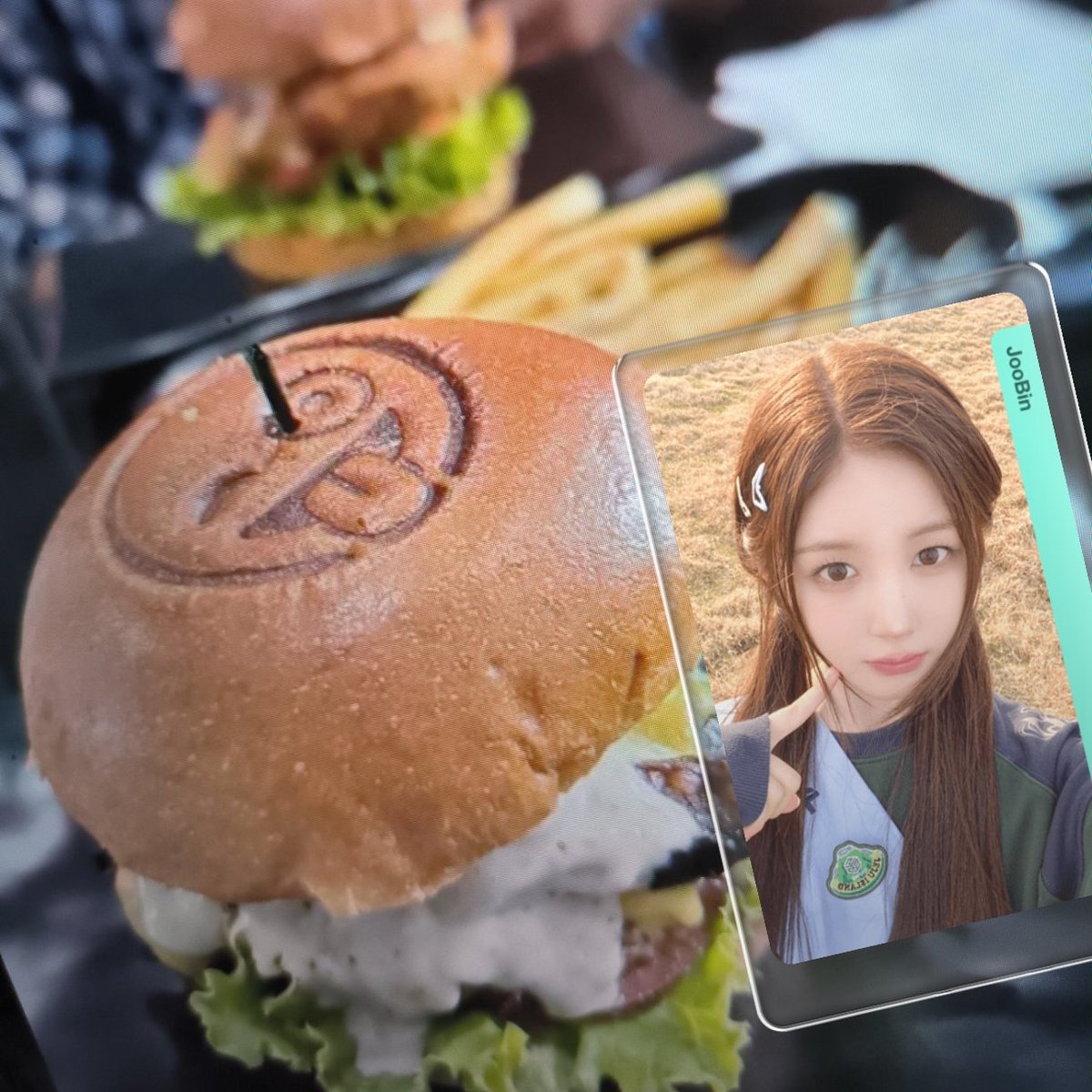 nakyubam's tweet photo. @joawabi omg #joobinburger https://t.co/S4Xds49Hdh