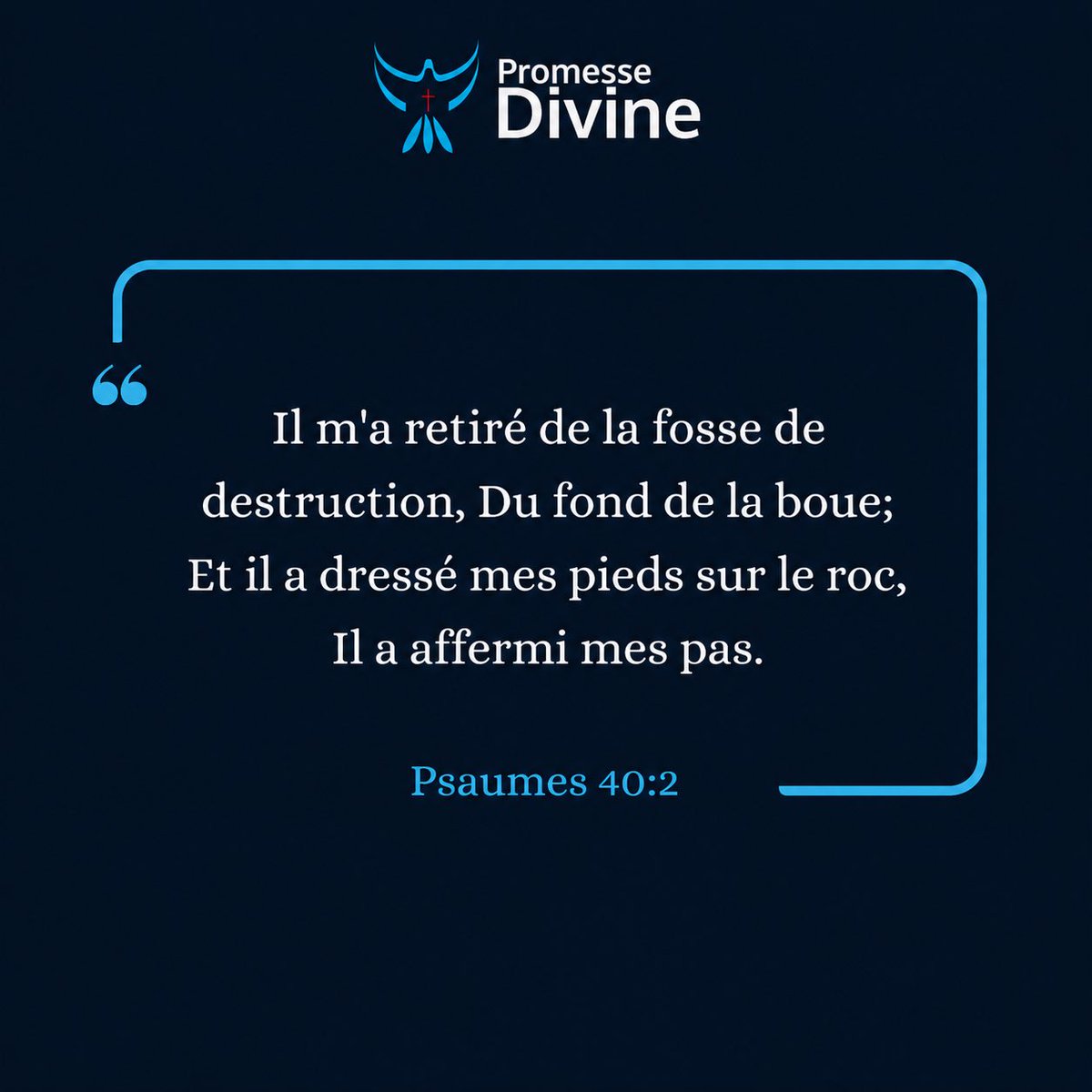 PromesseDivine_'s tweet photo. #PromesseDivine du 1er juillet ✨

Mois de la restauration divine. 

Aucune perte n’est définitive entre les mains de Dieu. Ce que les épreuves ont détruit, Il est capable de le relever, de le reconstruire et de le restaurer en son temps. 🌿

Que Dieu vous bénisse. 🙏💙 https://t.co/RV7xh6snRj