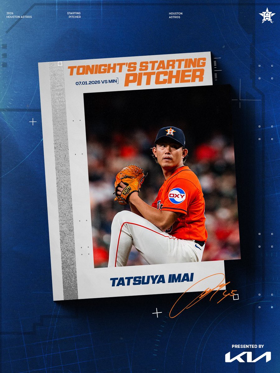 本日先発登板 #今井達也 、日本時間9:10〜ツインズ戦プレイボール