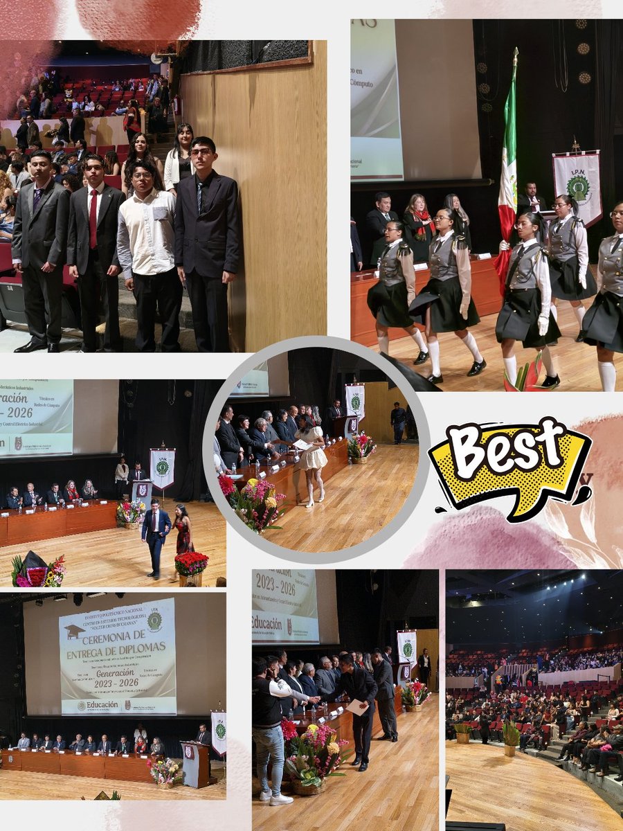 cet1_wcb's tweet photo. #cet1felicita | Meta desbloqueada: Graduado ✅ CET-1 "Walter Cross Buchanan"  Agradece a todos los que fueron parte de la Generación 2023 - 2026, hoy concluye una etapa inolvidable, tienes conocimientos, tiempo de experimentar y demostrar al mundo lo que vales  #IPN#CET1#HUELÚM https://t.co/LRnHKjzv7V