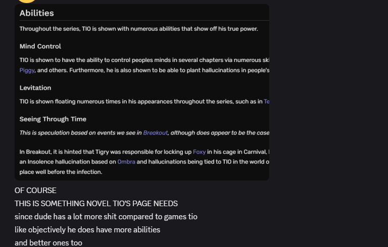 LendyAlt's tweet photo. Don't you just love going off a massive theory rant while trying to explain something for a fan continuation of series of novels barely anyone has read 🥲 https://t.co/Kw0lzlho1Y