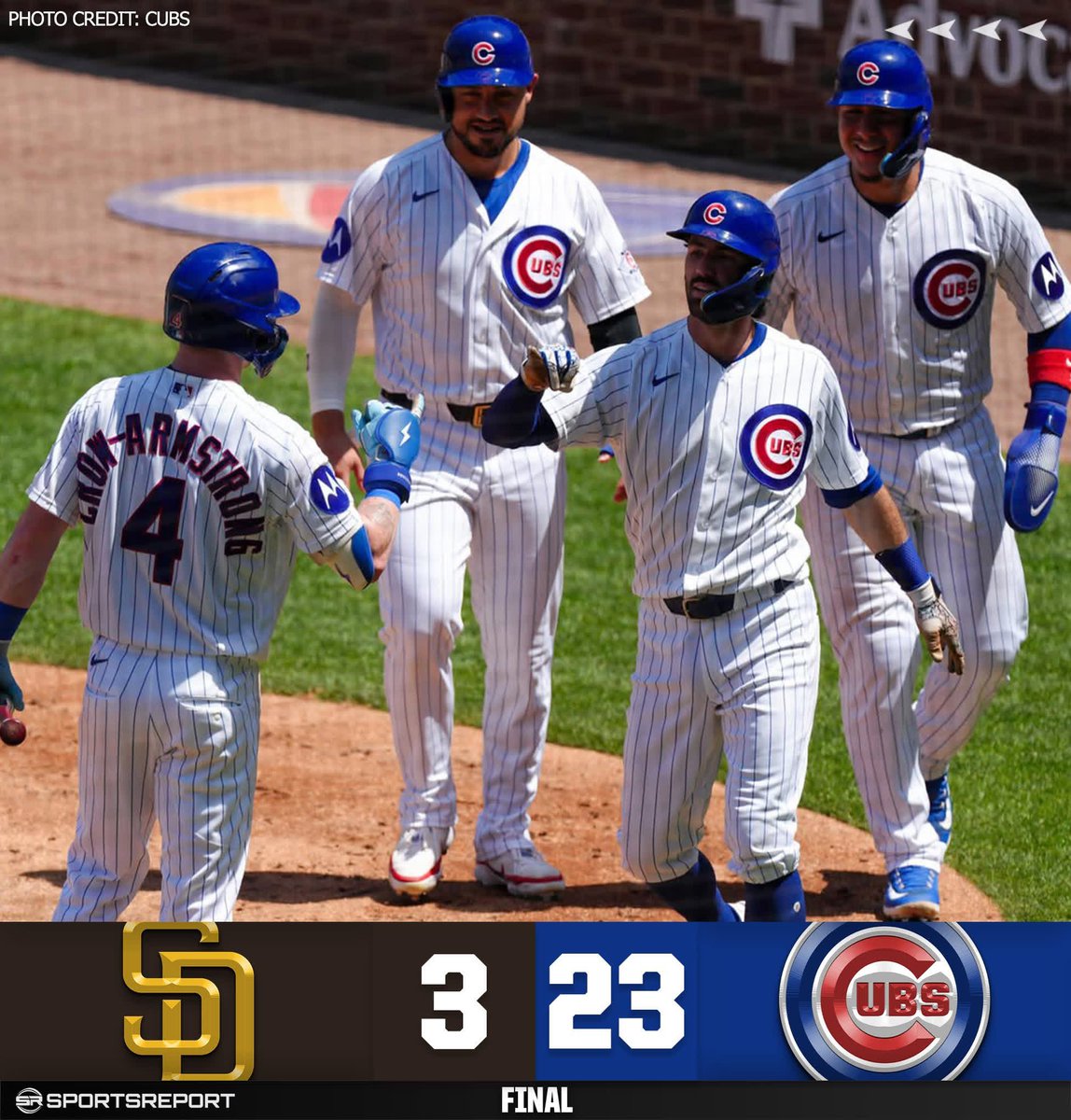 petersob13's tweet photo. Ad someone who has had a love for the @Cubs  as long as he can remember and an equally passionate loathing of everything connected with San Diego since the age of 13, this was fun to watch in person. . . https://t.co/Tn4Qkspz4Z