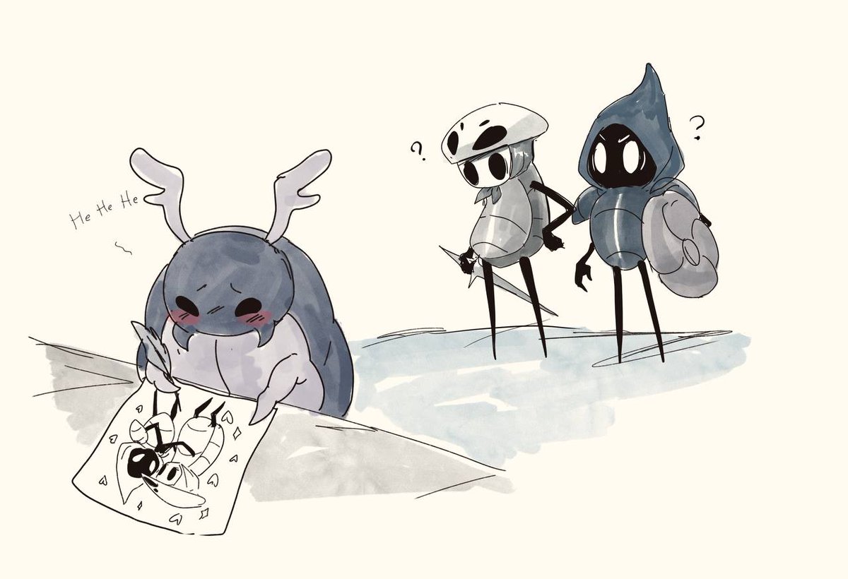 Gisesoft's tweet photo. Oh! 
#hollowknight https://t.co/qvHhcgOHdv