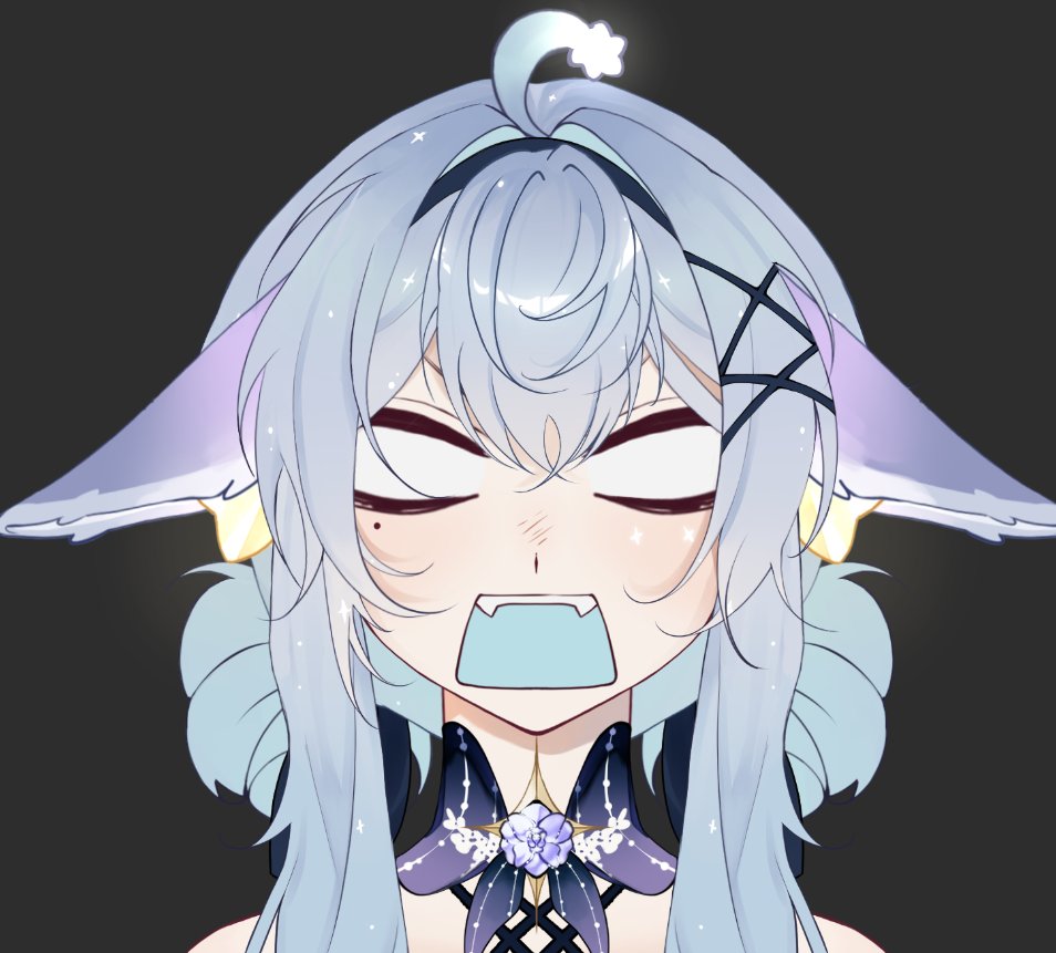 RavaEsmerayVT's tweet photo. A few expressions My model has #Vtuber https://t.co/hifegtB6V3