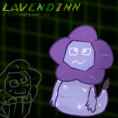 RoboticMoth's tweet photo. This is the first time i ever make an oc for a video game. Lavender floradinn. Lavendinn https://t.co/eKXGdMDavL