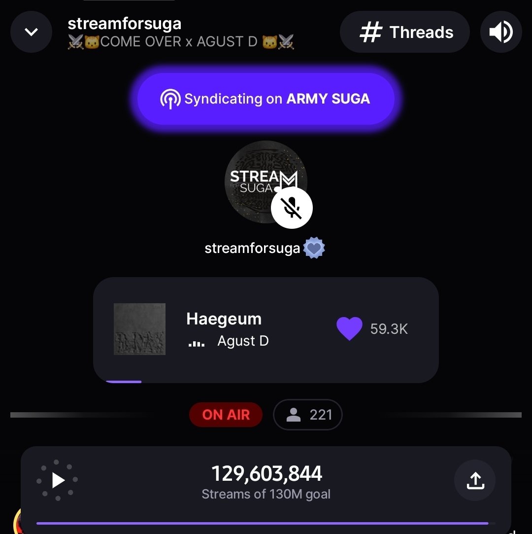 teamsugaph's tweet photo. 👑 AGUST D BILLIONS CLUB 👑

TSPH is now on air at @STATIONHEAD! 

🔗 https://t.co/AImbhtoVaW

🎯 1B plaque for HAEGEUM 🏃🏽‍♀️
🆘 panic stream for Yoongi 🆘

AGUST D BILLIONS CLUB
#HaegeumTo1Billion
#DaechwitaTo1Billion
#AgustDTo1Billion
#SUGA #슈가 #AgustD #BTSSUGA https://t.co/dDjuunwMdk