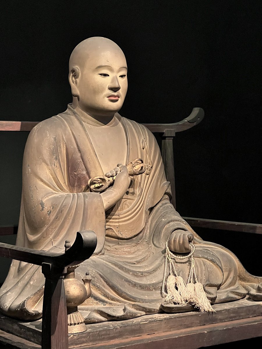 弘法大師坐像 江戸時代・18世紀｜木造、彩色、玉眼｜奈良・大安寺蔵