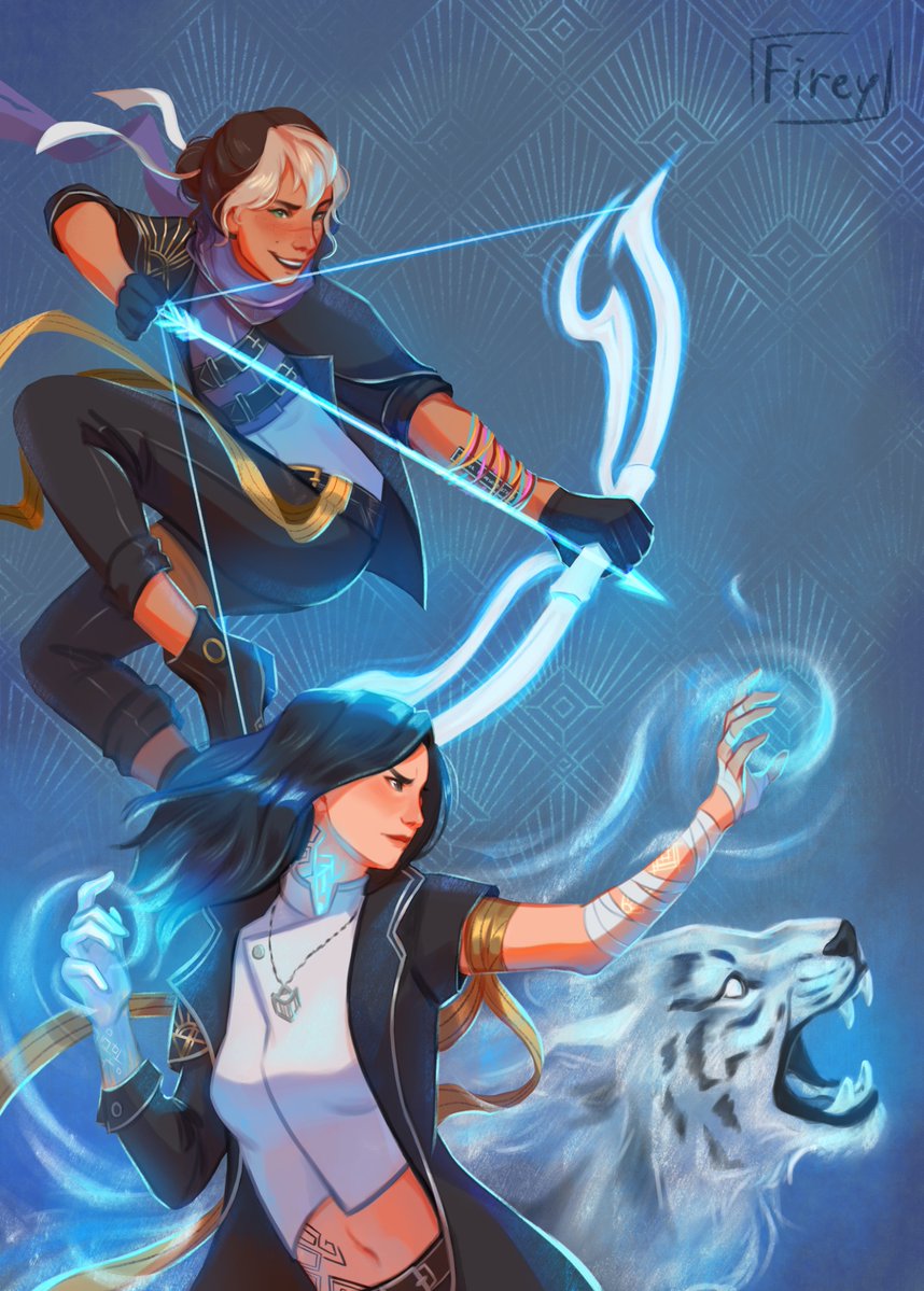 xfirey1's tweet photo. A day late but oh well, some concept art version scielune for the final day of @scieluneweek

#scielune #e33 #sciel #lune https://t.co/bVSeKjYCck