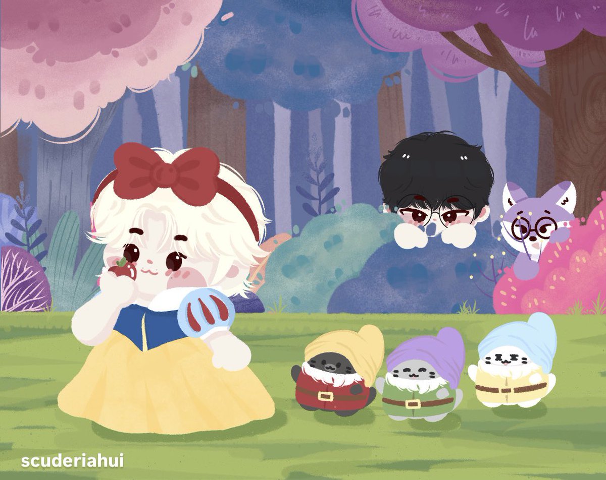 scuderiahui's tweet photo. #wonhui as Snow White AU 🍎

art by @__kwnsoonyoung (AS ALWAYS THANNKYOU LOVE U) https://t.co/FdIfO00bKO