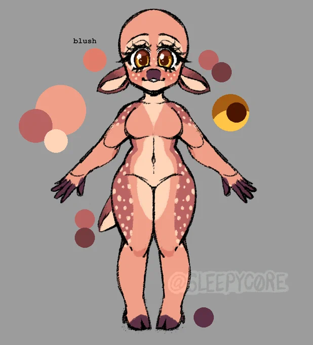 some quick bald refs for artfight too,, i might do more after team mystery btw !!