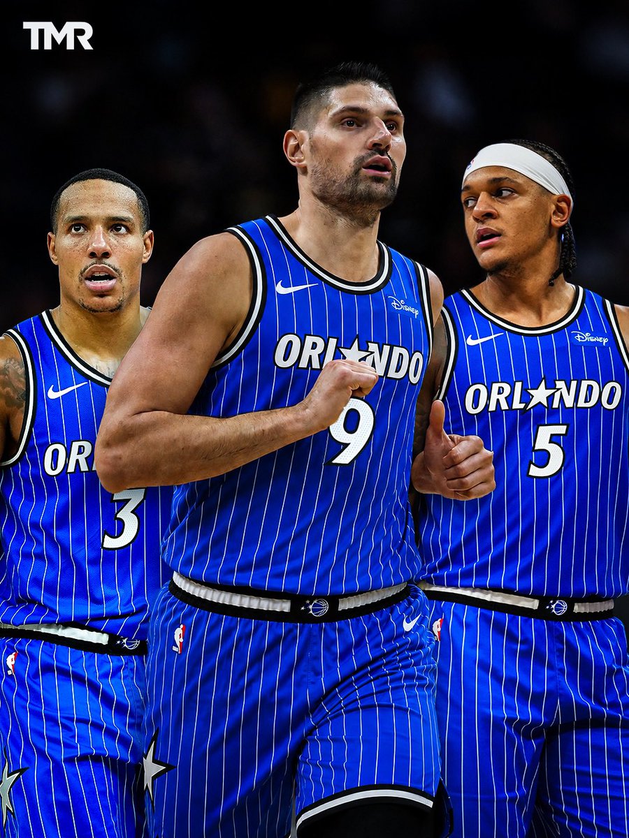 themagicreport's tweet photo. Who wouldโve thought that this new era of Magic basketball would see a Nikola Vucevic back in Orlando? ๐
#MakeItMagic https://t.co/IWWe7dqVIz