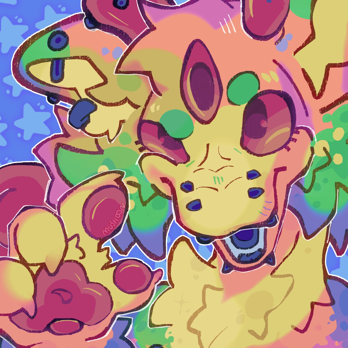 Mushoontwt's tweet photo. Artfight attacks https://t.co/K5iDk4KEOy