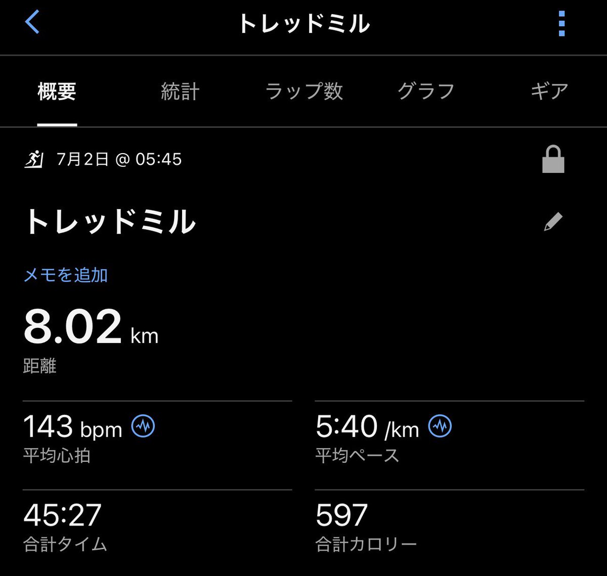ugoraba's tweet photo. 雨☔ザップ🏃‍♂️、飽きないように変化走。

せっかくのジムなので走る前に筋トレ🏋️もしてます。

トレッドミルのあまり耳👂にしないメリット、
それはこだわる必要がないのでシューズやウェアの物欲が激減することです🤣

スーパーシューズである必要ないし反発やクッションもなくてもいい(別にあってもいいんですが

天候は変わらないし見られる目も少ないので、ウェアにこだわる必要性を感じなくなったし。
暑さ寒さ雨などを考慮したコーディネートを考える必要がない。
楽ではあります🤭