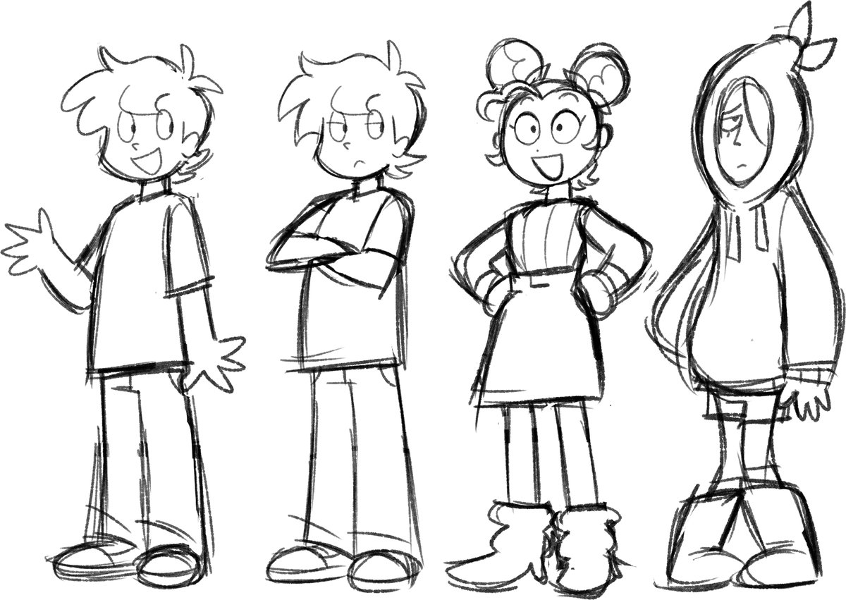 CometaZzzZ's tweet photo. parabéns para todos os envolvidos! ficou 🔥
como deu pra ver, o estilo foi um pouquinho diferente! sabs me chamou pra fazer uns concepts dos personagens no meu estilo e aqui estão! os primeiros foram ideias seguindo exatamente como eu desenharia eles, e depois eu dei os retoques+ https://t.co/WwqLB9swAw
