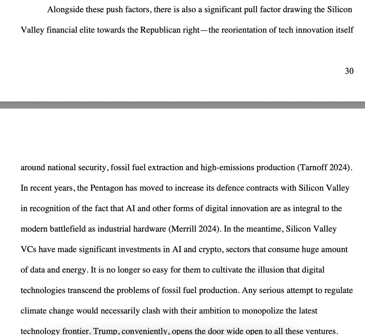 KateAronoff's tweet photo. Thought this was a pretty good point from Melinda Cooper about Silicon Valley aligning itself with the right https://t.co/wDhoMDnvqa https://t.co/3nGYBIlF78