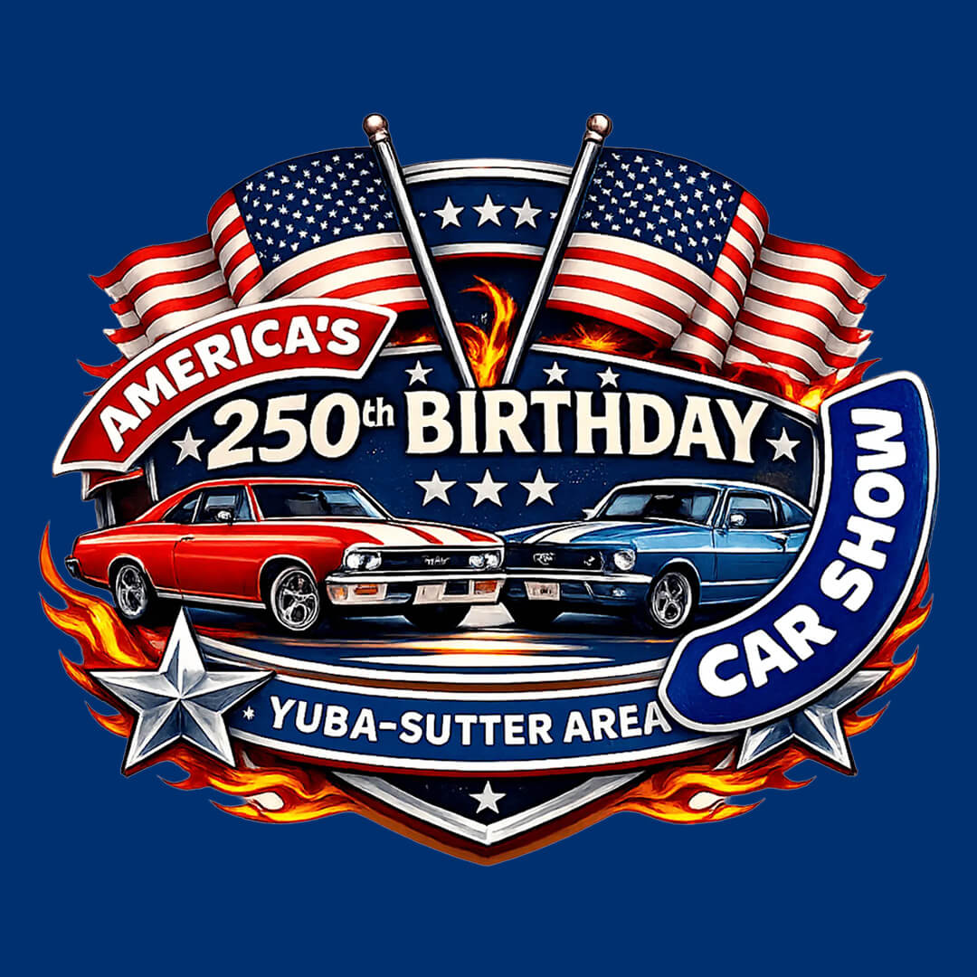 EventsInCali's tweet photo. https://t.co/mwHDQZJkEb

America 250th Birthday, Car Show, Yuba Sutter Fairgrounds, Yuba City, CA | Jul 4, 2026

#CentralValley #JoinusonJuly4th #SutterCounty #YubaCity #YubaSutterFairgrounds #CarShows #IndependenceDay #latestevents #newevents #todayevents #events #eventspace https://t.co/EYAiN5zm7n