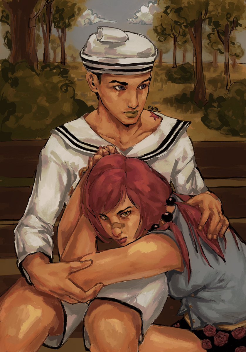2evaunit06's tweet photo. #jjba https://t.co/KPCn9j6whM