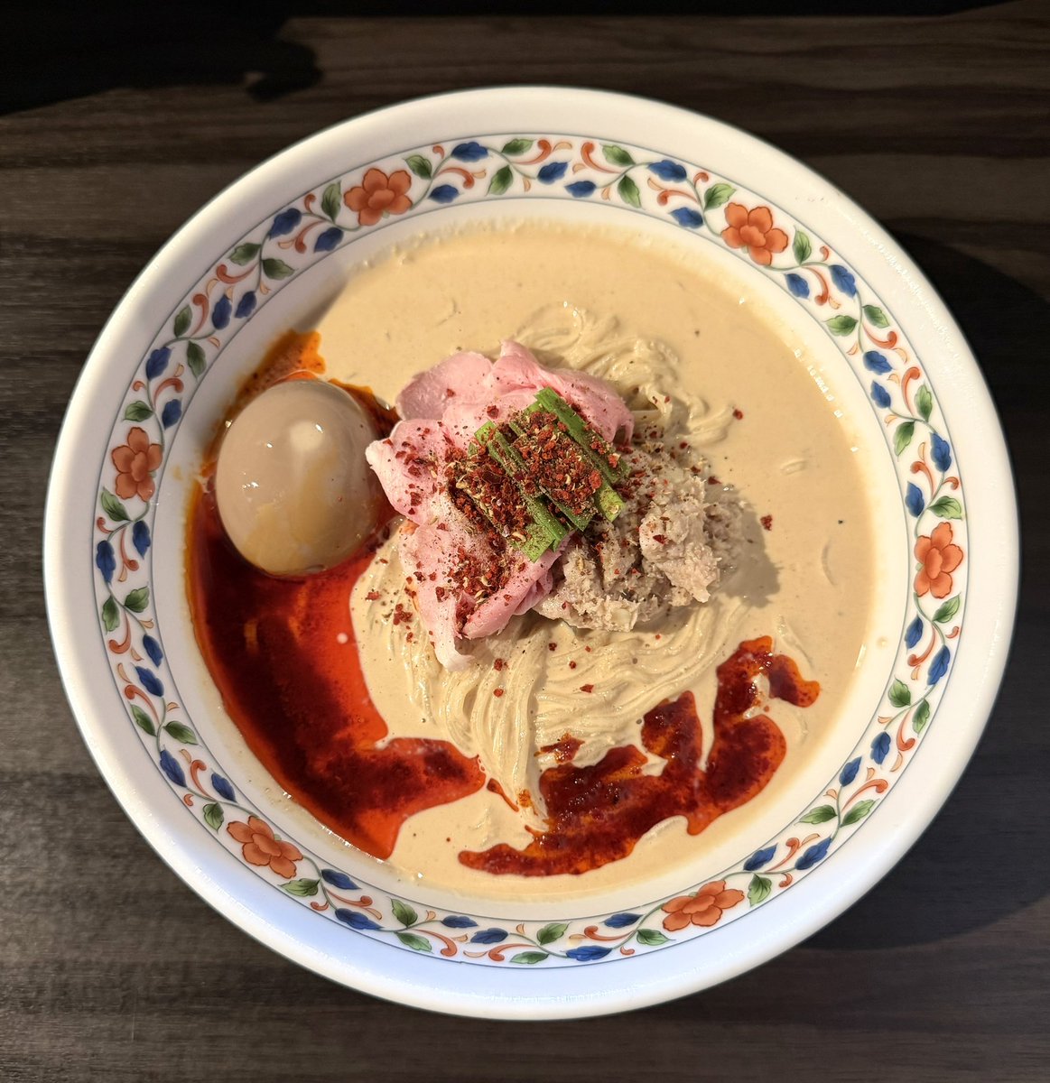 PinRudy's tweet photo. ヌードルボウズn坊@浅草橋

・冷タンタンメン2

去年の冷タンタンのバージョンアップ🍜
辛すぎないので自分でもいける！
胡麻の風味と肉味噌の旨味に辣油が良い感じにマッチ✨
暑い日にはちょうど良きタンタン！
ご馳走様でした😋 https://t.co/VVipDlFpIR