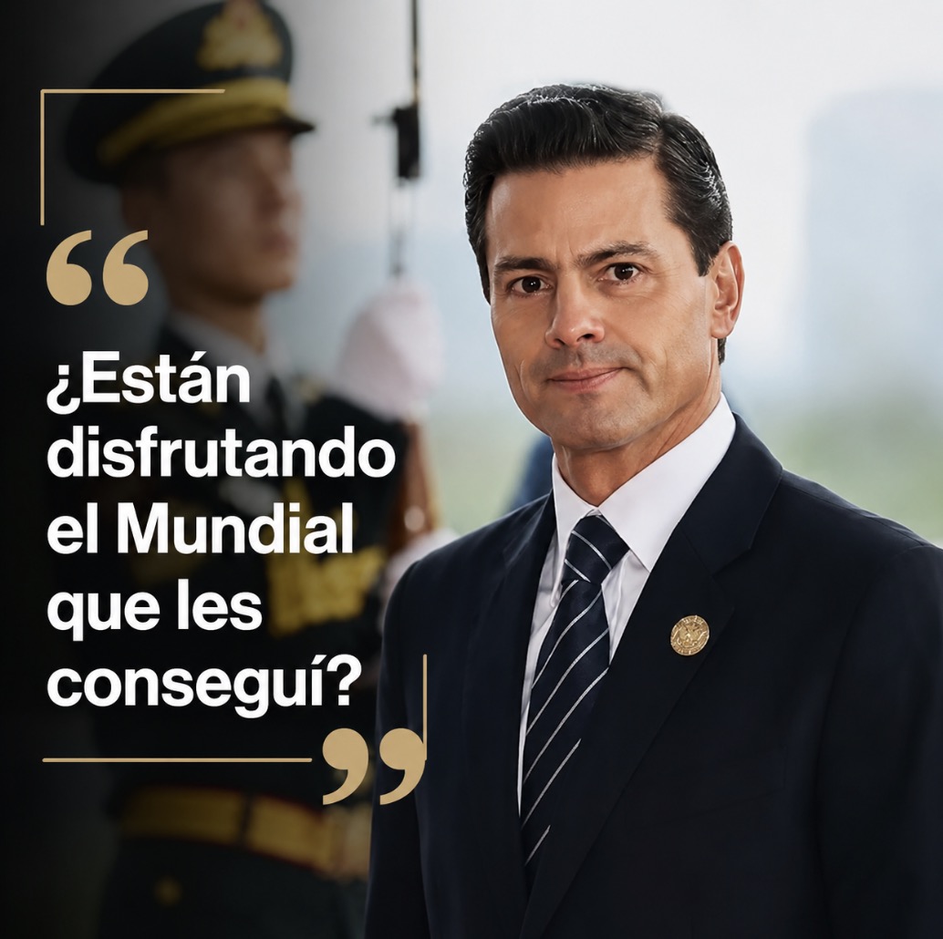 RealArturoH's tweet photo. Gracias Peña por lograr traer el mundial a México. https://t.co/s5vMN5jc0M