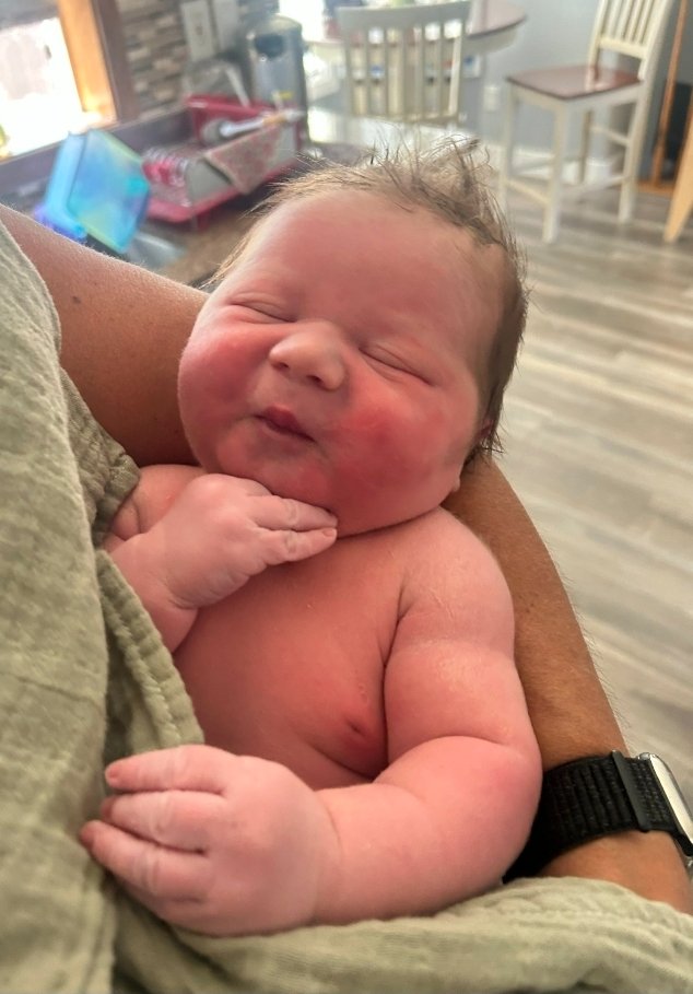 Otalia69's tweet photo. @seankanan hi handsome, how are you? My grand nephew, Malakai Michael was born on 6/24/26 @ 10:03am. 10lbs. 5oz. 22in. His nickname is #CobraKai, of course...🍼 https://t.co/DZZDJqFV0l