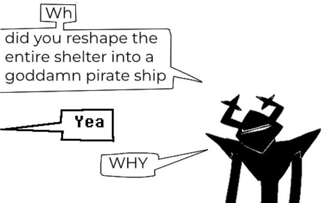 TerraSave8085's tweet photo. #deltarune #deltarunechapter5 I had a funny idea about gaster just being able to reshape the shelter (1/2) https://t.co/m6nDJ1U1xI