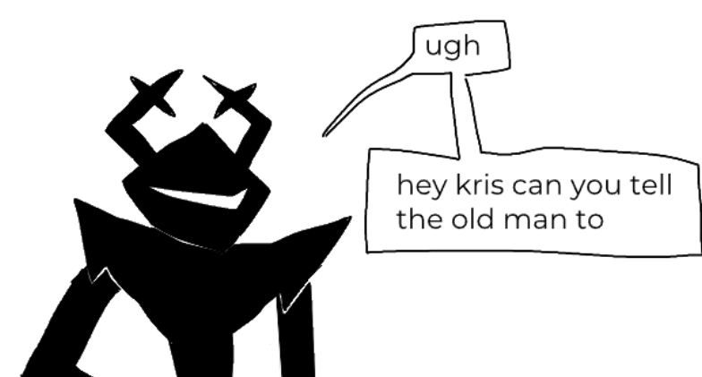 TerraSave8085's tweet photo. #deltarune #deltarunechapter5 I had a funny idea about gaster just being able to reshape the shelter (1/2) https://t.co/m6nDJ1U1xI