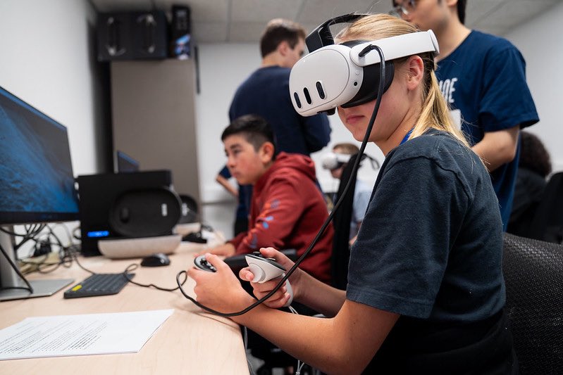 HFES_XRTG's tweet photo. The XRTG is excited to highlight a summer camp that introduced students to extended reality technologies as well as principles of all HFES members! https://t.co/GnZfrr196U