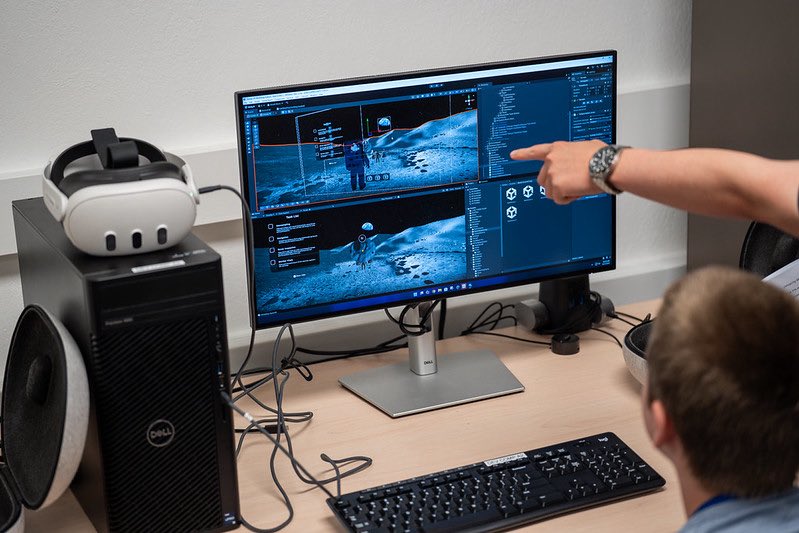 HFES_XRTG's tweet photo. The XRTG is excited to highlight a summer camp that introduced students to extended reality technologies as well as principles of all HFES members! https://t.co/GnZfrr196U