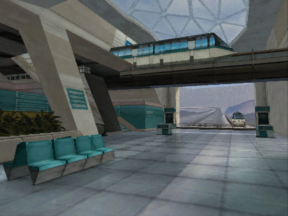 lostinlatencyX's tweet photo. the future we were promised is now an abandoned PS1 level https://t.co/pC5d2lXE6s
