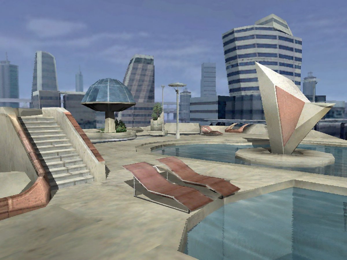 lostinlatencyX's tweet photo. the future we were promised is now an abandoned PS1 level https://t.co/pC5d2lXE6s
