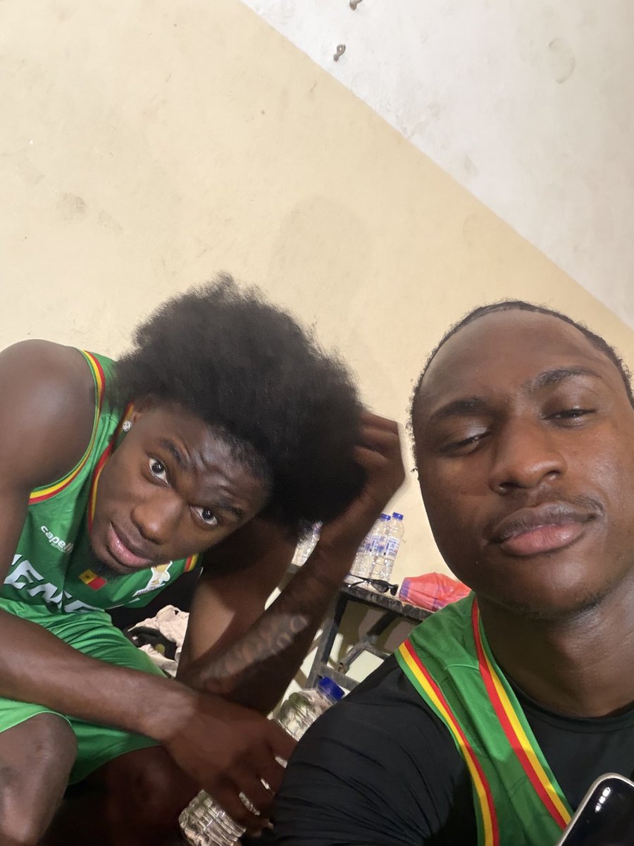 AfroBasket's tweet photo. Caption this photo 🇸🇳

#FIBAWC x #StepItUp
#CONTENTDAY https://t.co/3lIkx6rLmL