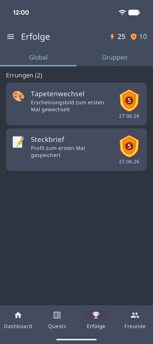 heldenbuch's tweet photo. Nicht nur XP: Bündle Quests zu Erfolgen und schalte Titel, Kosmetik &amp; Belohnungen frei. 🏆 Fortschritt, den man sieht. #ToDo #Motivation https://t.co/koyFARNNgZ