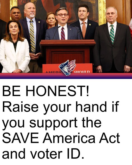 snowyxq1's tweet photo. Do you fully support the SAVE America Act ??? https://t.co/DsDTxqbrMm