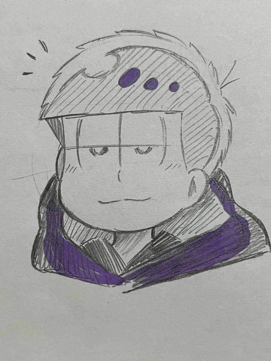 Wannchaaa_06's tweet photo. #おそ松さん好きと繋がりたい
 #おそ松さん絵描きさんと繋がりたい
初タグ失礼します！🏷️
❤️💙よりの💙推し＆箱推しです！
アナログ多めの不定期です
いいね、RP中心に無言フォローかもしれませんが、全反応巡回させて頂きます！！絵描き垢初心者ですが仲良くしてくださると嬉しいです！ https://t.co/Us2gJhp4Yg