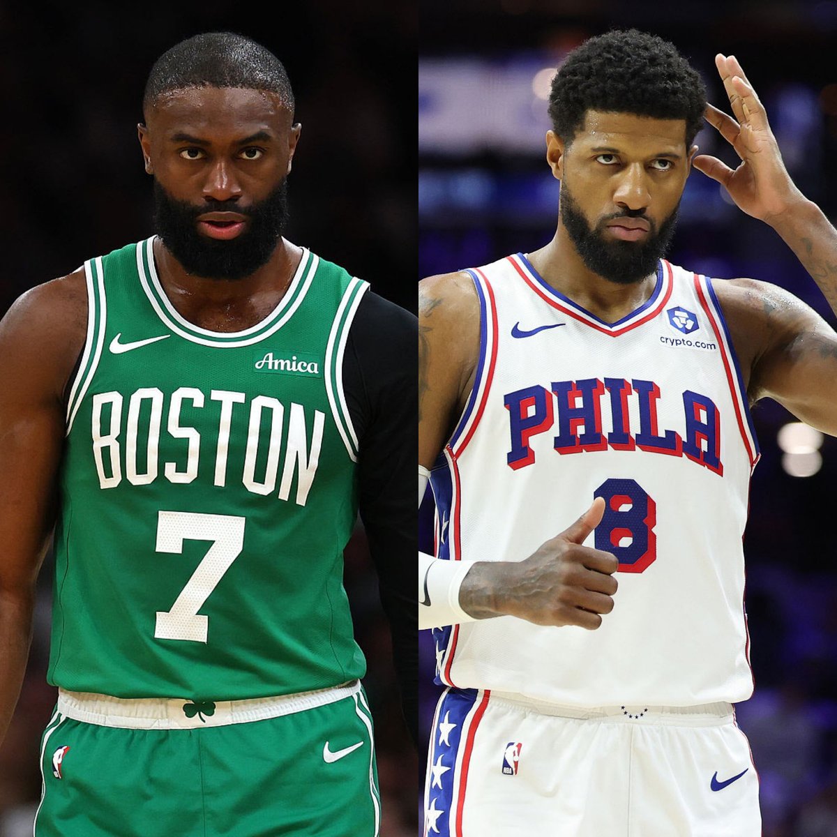 50NuancesDeNBA's tweet photo. OH BORDEL DE MERDE !!! 🤯💣💣💣

JAYLEN BROWN EST TRADÉ AUX 76ERS CONTRE PAUL GEORGE, 2 FIRST ET 2 SECOND !!! 🔥🔥🔥

🗞️ - @ShamsCharania https://t.co/hoSdB9NhW1