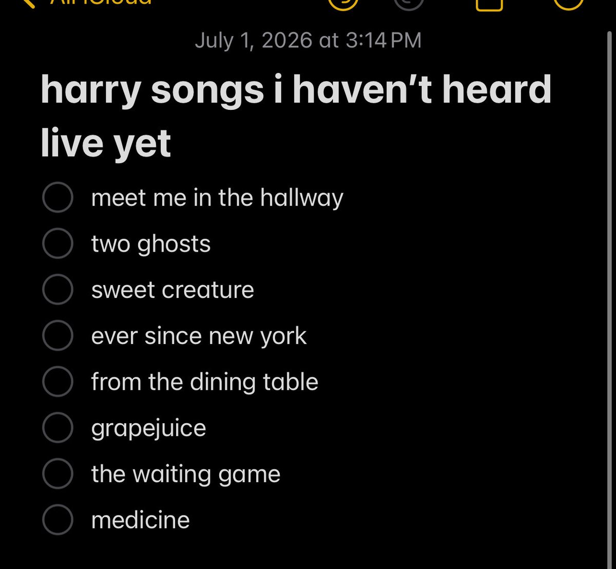 allthethingsido's tweet photo. the list is short but it’s literally ALL of my favorites so i hate it here https://t.co/8KEQ7fwHA1