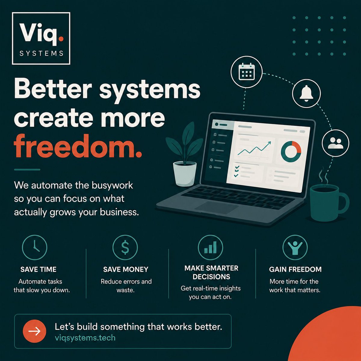 VictorLMurimi's tweet photo. Better systems create more freedom. Save time, save money, make smarter decisions, gain freedom. Let's build something that works better → https://t.co/zuwnDIrcS3 https://t.co/XTdoQ6j0Yt