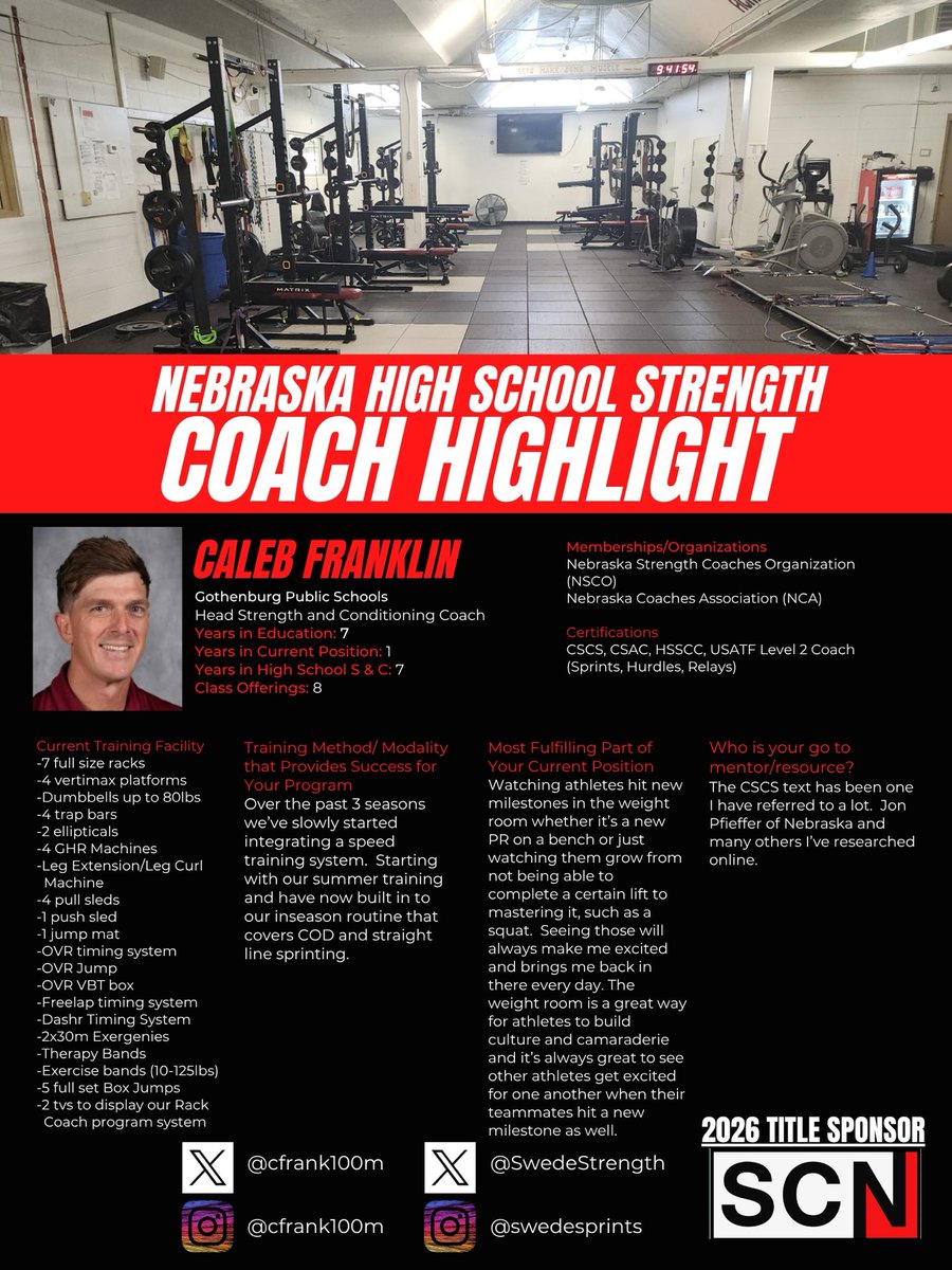 Nebraska Strength Coaches Organization tweet media