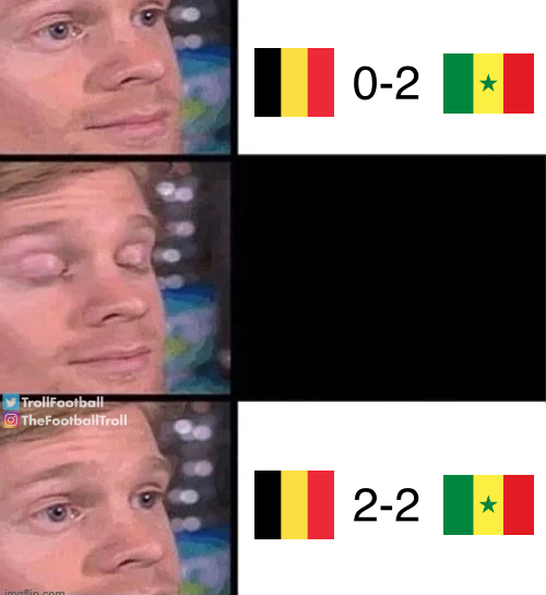 TrollFootball's tweet photo. Senegal did a Tottenham https://t.co/HyO1Gg303r
