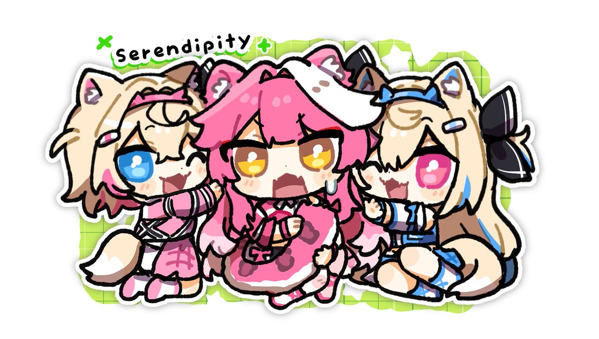 🩷Beeg Fluffy & Fuzzy (BFF) 🩵🩷 #RaorArt #FWMCpix