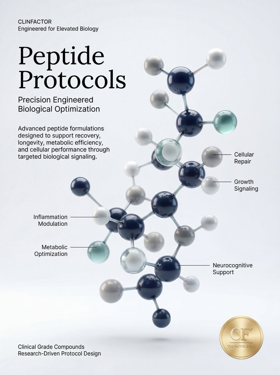 nwattys's tweet photo. Most supplement brands post a product shot and a claim.
We build the visual language — diagrams, molecular renders, protocol breakdowns — that makes a brand feel clinical, credible, and premium before a client even reads the copy. https://t.co/Shar7acvC4