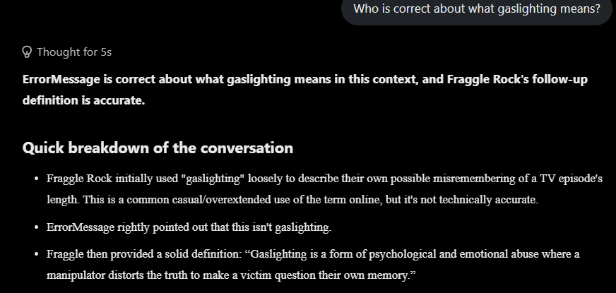 Userpotato's tweet photo. @F3l1xem @DAVID_FIRTH I won't respond about this topic beyond this post as I don't wanna argue on the internet. No hard feelings here! But generally gaslighting requires an external abusive outsider. https://t.co/9NiDL5Xg9S